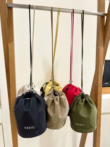 미사용 새상품 VASIC 드로우 스트링 백
