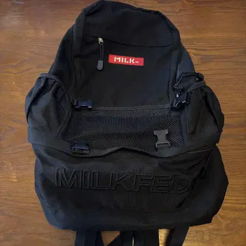 MILKFED 블랙 백팩