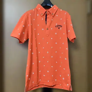캘러웨이 오렌지 피케 셔츠 M 사이즈