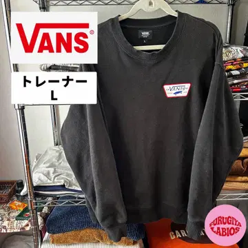 VANS 레트로 맨투맨 크루 BLACK L 사이즈