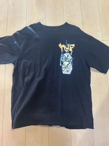 HUF 블랙 T셔츠 XL