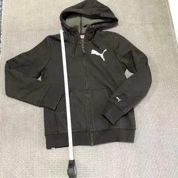 PUMA 후드티 블랙