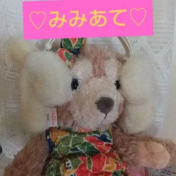 디즈니 미키 귀도리 화이트 귀마개 따뜻한 레어