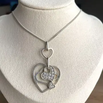 폴리폴리 925 실버 하트 목걸이