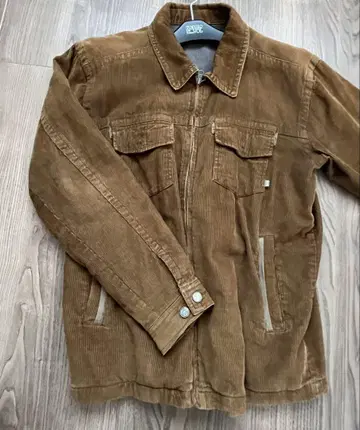 브라운 코듀로이 점퍼