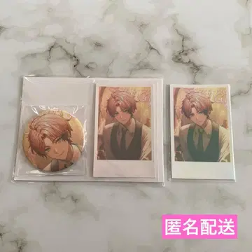 익명 배송 니지산지 아카기 웬 생일 굿즈 캔뱃지 폴라로이드 3종 세트