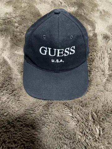 GUESS 캡 VINTAGE 블랙 부트?