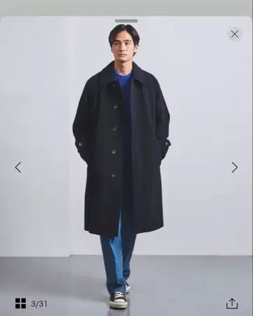 UNITED ARROWS 모사 발마칸 코트