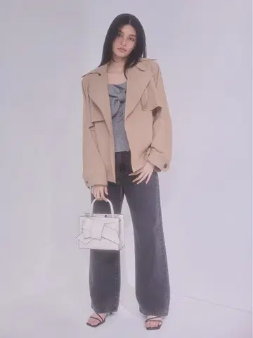 FRAY I.D 3way 미들 트렌치코트