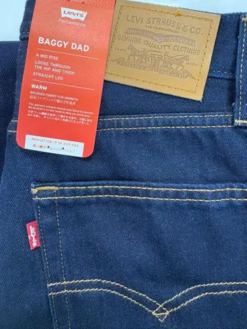 새상품 리바이스 BAGGY DAD WARM 배기 대드
