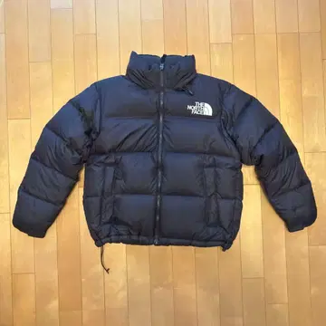 The North Face 블랙 다운 자켓 숏 기장 M
