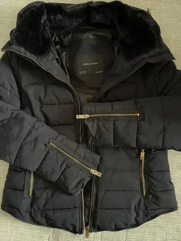 ZARA BASIC 네이비 다운 자켓
