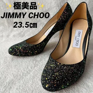컨디션 최상 JIMMY CHOO 지미추 글리터 펌프스 블랙