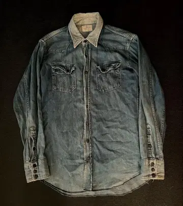 WRANGLER 랭글러 27 MW M5027 복각 데님 웨스턴 셔츠