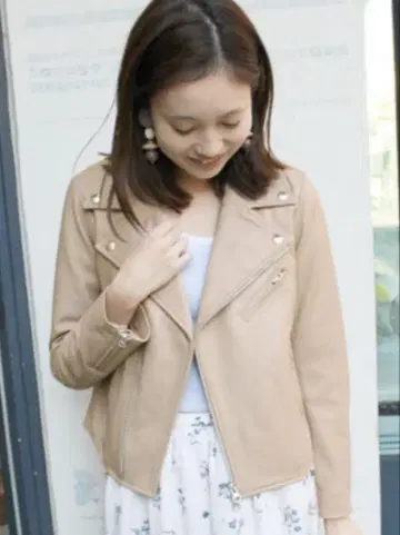SLOBE IENA 슬로브 이에나 램 가죽 라이더 자켓
