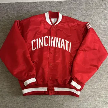 CINCINNATI REDS 바시티 자켓 빨간색