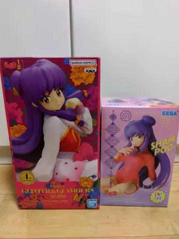 란마 1/2 샴푸 피규어 2점 묶음 판매 쵸코노세 새상품 미개봉