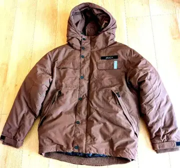 RVCA 브라운 다운 자켓 택 포함