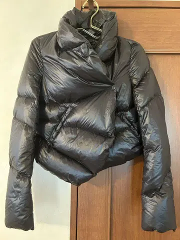 if six was nine 비대칭 다운 자켓