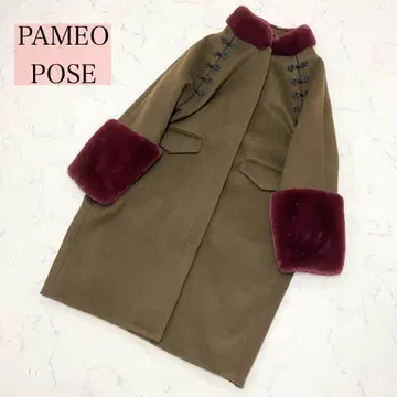 PAMEOPOSE 파메오 포즈 만다린 코쿤 코트 퍼