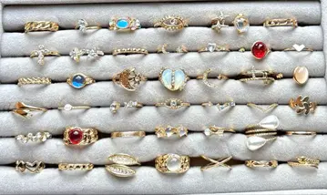 반지 링 묶음 판매 골드 지르코니아 반지