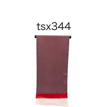 tsx344 중고품 옷감 타타키 염색 코몬 순수 실크