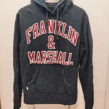 FRANKLIN & MARSHALL 블랙 후드티 S