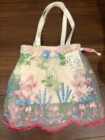 프랑슈리페 가드닝 자수 토트백 새상품 택 포함