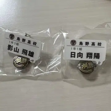 하이큐 참 네임 배지 컬렉션 카게야마 토비오 히나타 쇼요