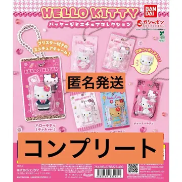 HELLO KITTY 패키지 미니어처 컬렉션 가챠 키티 컴프