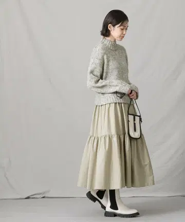 새상품급 torrazzo donna 니트 도킹 원피스 플레어 원피스