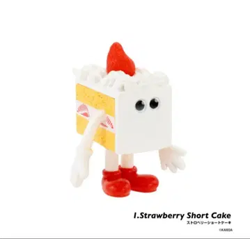 FLAVORS 플레이버 가챠 숏 케이크 단품 피규어