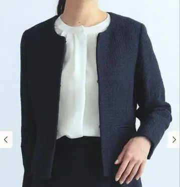 B:MING by BEAMS 네이비 자켓 & 블라우스