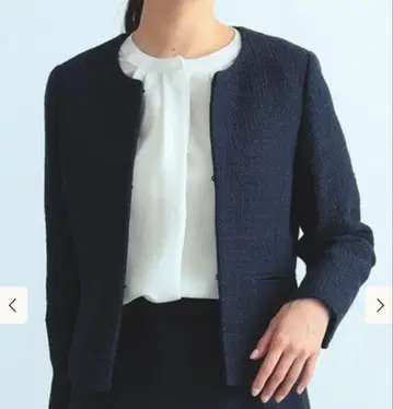 B:MING by BEAMS 네이비 자켓 & 블라우스