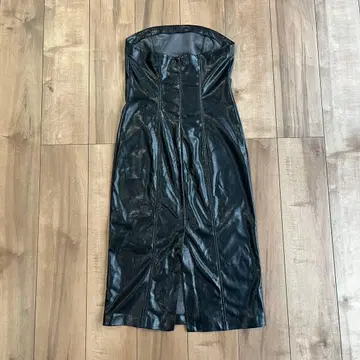 H&M 크로커다일 패턴 롱 원피스