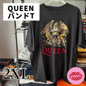 QUEEN L 사이즈 QUEEN 퀸 밴딩 T셔츠 락 T L 반팔