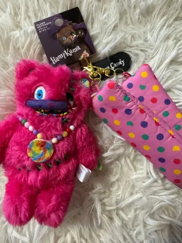 하미곰 캔디 봉제 인형 마스코트 키체인 유니버셜 USJ