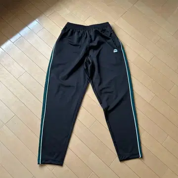 Lee 블랙 조거 팬츠 사이드 라인