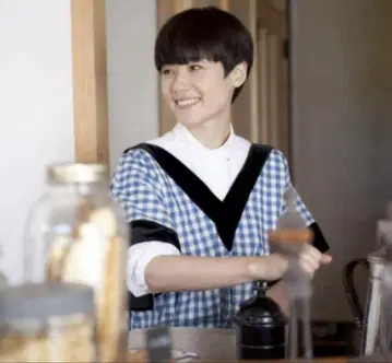 DOUBLE MAISON 가든 드레스 깅엄 체크 하라다 토모요 완판