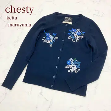 chesty 케이타 마루야마 가디건 니트 자수