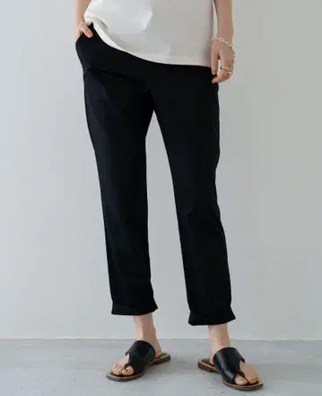 라운지 드레스 밑단 비틀림 팬츠 S 사이즈 -3kg 팬츠