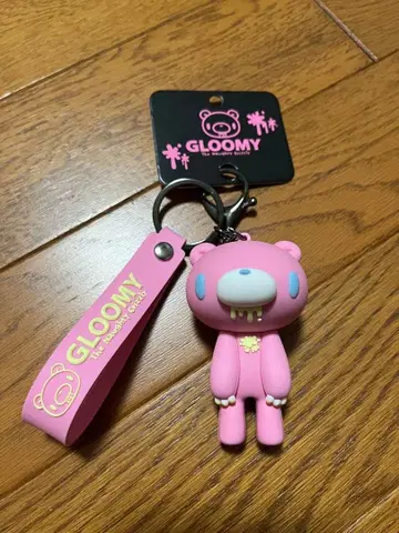 GLOOMY 핑크 곰 키링