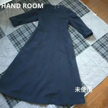HAND ROOM 다크 네이비 롱 드레스 M