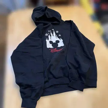 Disney 미키마우스 후드티 L 블랙