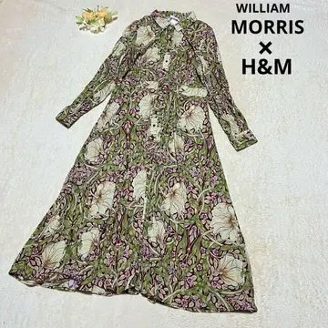 윌리엄 모리스 H&M 원피스 셔츠 원피스 올 패턴