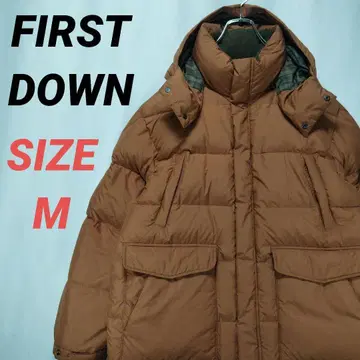 FIRST DOWN 퍼스트다운 다운 자켓 남성용 M 두꺼운 원단