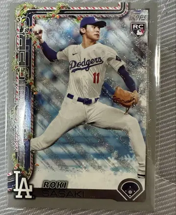최신 [ 사사키 로키 패러렐 ] topps holiday 2025