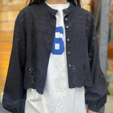 BEAMS BOY 컷워크 숏 셔츠 24ss