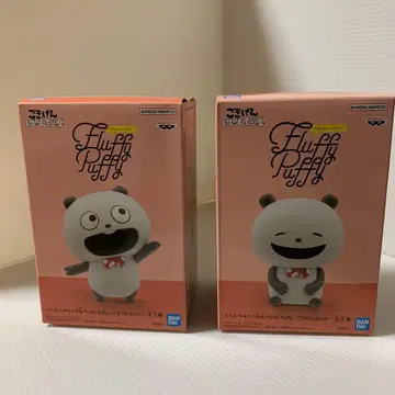 BANDAI Fluff Puffy 팬더 피규어 2체 세트