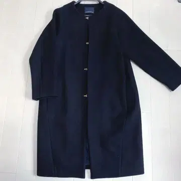 GALLARDAGALANTE 네이비 네이비 롱 코트 프리 사이즈